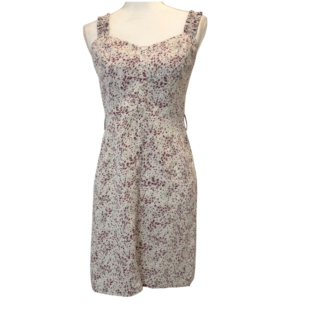 Lovestitch ditzy Floral Mini Dress Womens Small cottagecore vintage look
